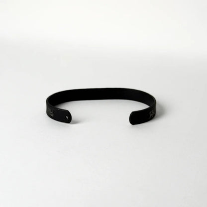 Ayat-ul-Kursi Engraved Stainless Steel Cuff Bracelet for men & women